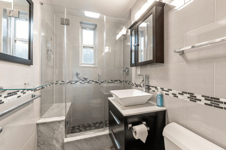 Bathroom at 39-25 51st St, Unit 1F, a co-op apartment in Woodside, Queens (11377)