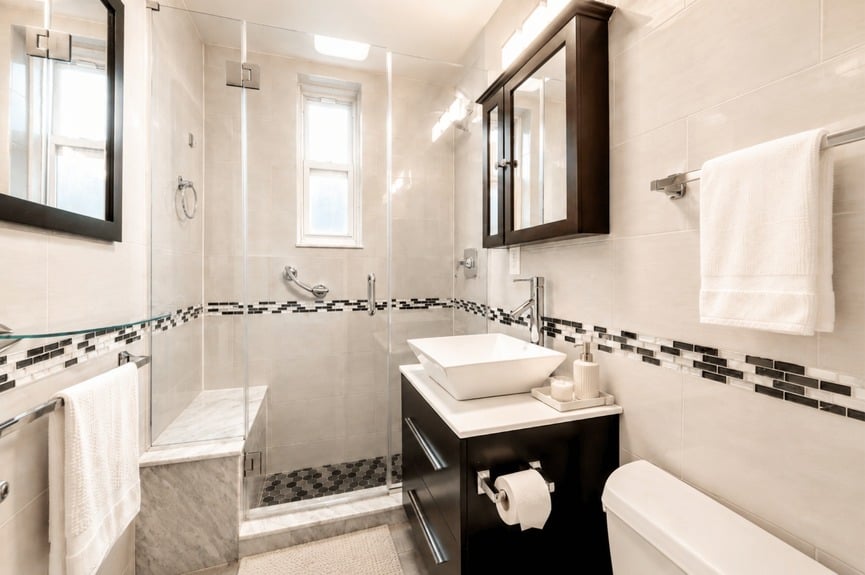 Bathroom at 39-25 51st St, Unit 1F, a co-op apartment in Woodside, Queens (11377)