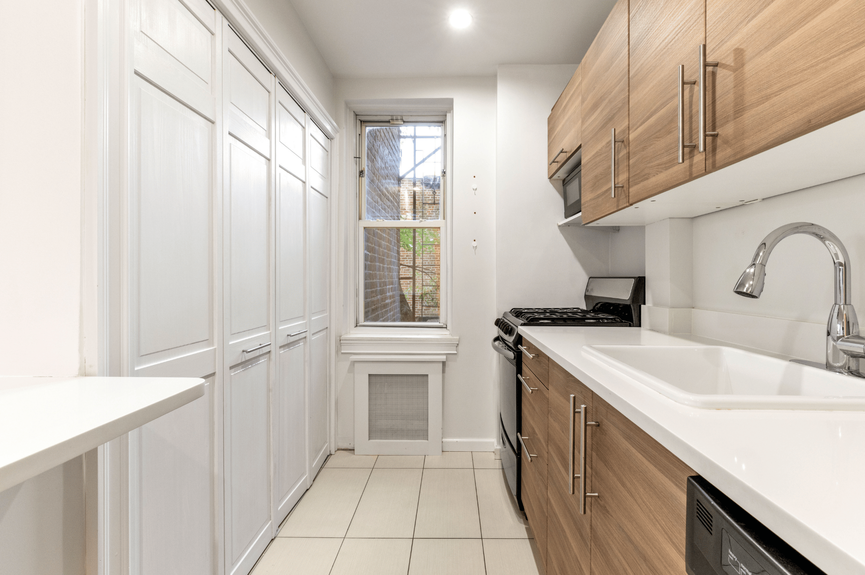 Kitchen at 39-25 51st St, Unit 1F, a co-op apartment in Woodside, Queens (11377)