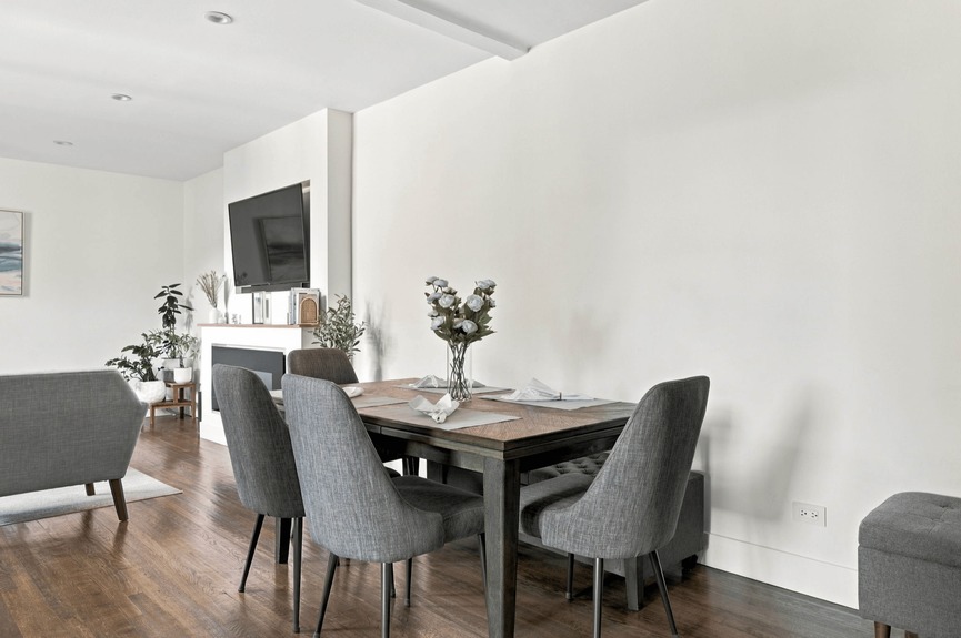 Dining Area at 88-09 Northern Blvd, Unit 506, a co-op apartment in Jackson Heights, Queens (11369).