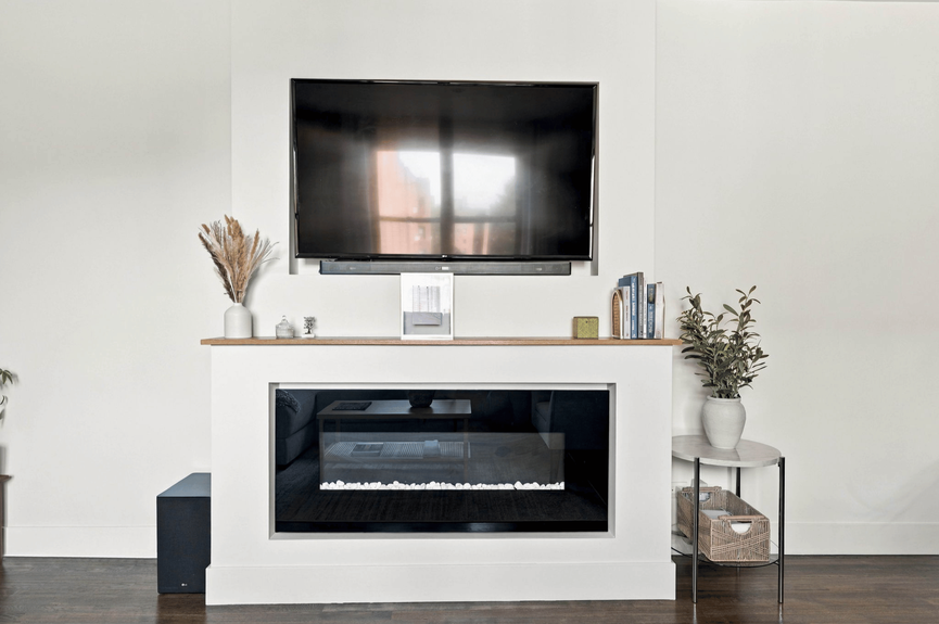 Fireplace at 88-09 Northern Blvd, Unit 506, a co-op apartment in Jackson Heights, Queens (11369).