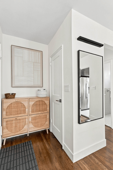 Foyer at 88-09 Northern Blvd, Unit 506, a co-op apartment in Jackson Heights, Queens (11369).