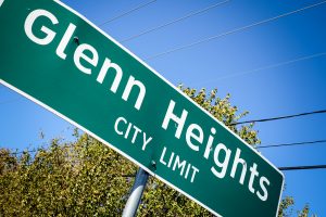 Picture of Glenn Heights city limit sign