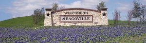 "Picture of ""Welcome to Seagoville"" sign"