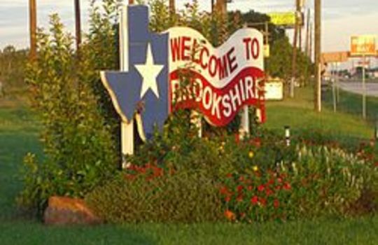 Picture of Brookshire Texas welcome sign