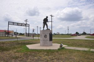 Picture of Statue at Camp Swift Texas