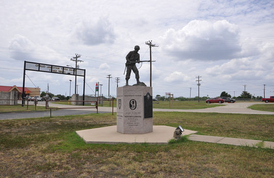 Picture of Statue at Camp Swift Texas