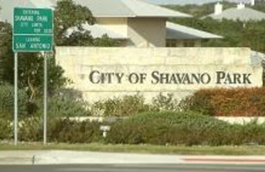 City Entrance Sign of Shavano Texas