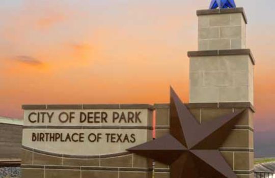 "Picture of ""City of Deer Park Texas"" sign"