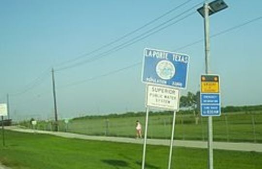 "Picture of Texas Sign ""LaPorte Texas"""
