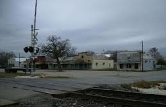 Railroad Tracks in Kingsbury Texas