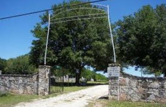 Sayers Texas Cemetery Gate