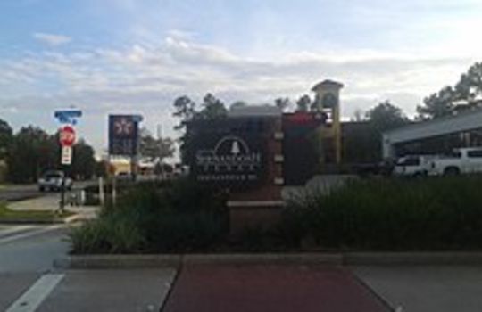 Picture of welcome sign for Shenandoah Texas