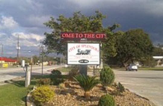 Picture of Splendora Texas welcome sign