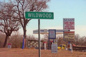 Picture of Wyldwood Texas street sign