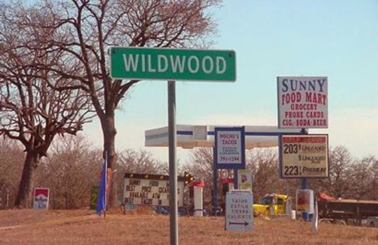 Picture of Wyldwood Texas street sign