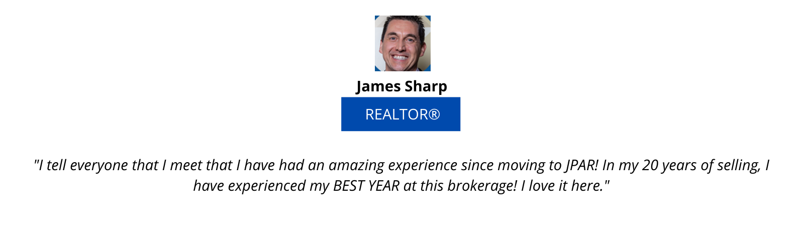 james sharp jpar testimonial