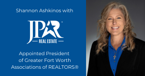 shannon ashkinos appointed president of greater fort worth association of realtors