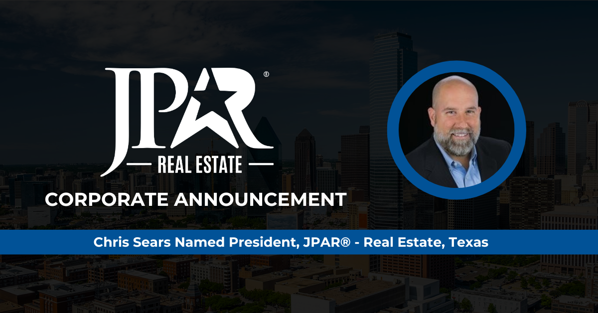Chris Sears Named President, JPAR® - Real Estate, Texas