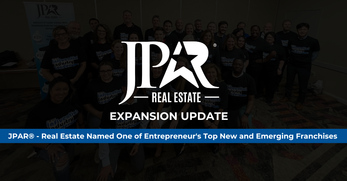 JPAR® - Real Estate Named One of Entrepreneur's Top New and Emerging Franchises