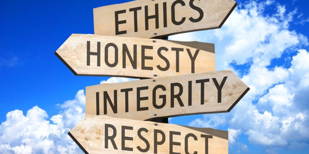Ethics, Honesty, Integrity & Respect