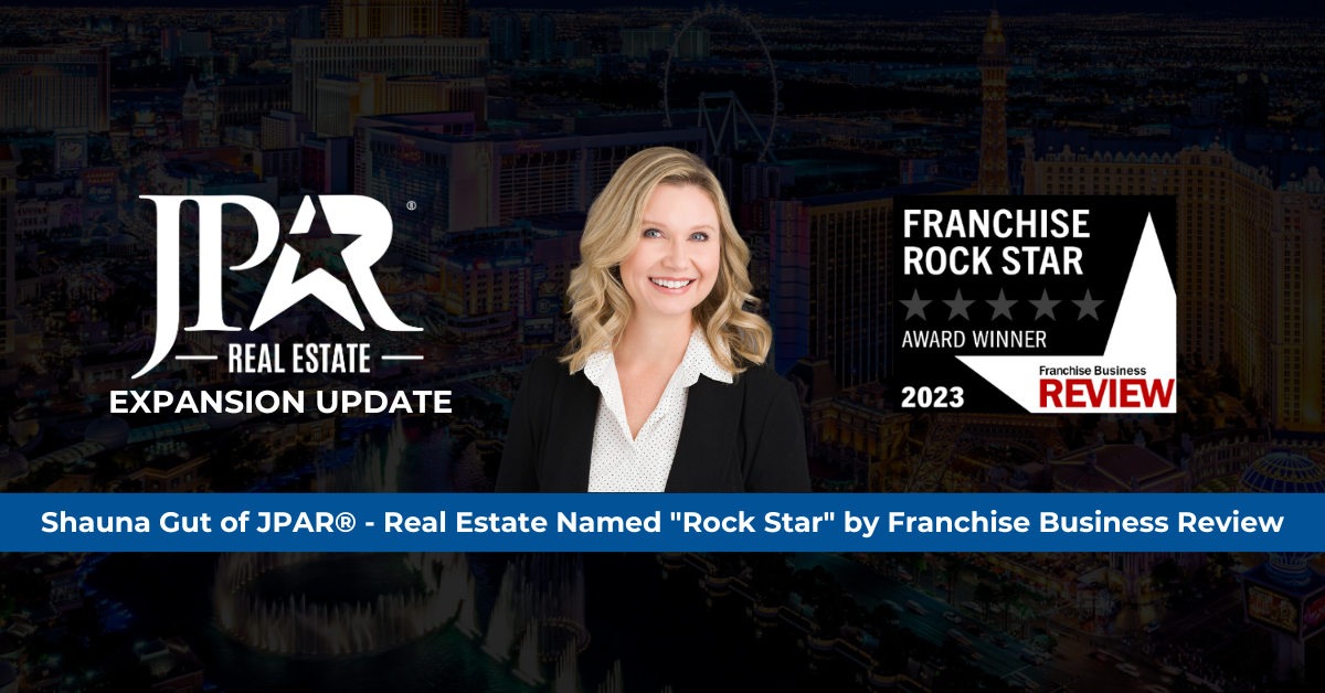 Shauna Gut of JPAR® - Real Estate Named "Rock Star" by Franchise Business Review