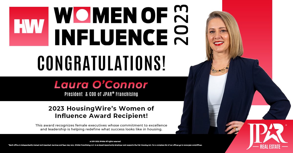 JPAR® - Real Estate's Laura O'Connor Named a Woman of Influence by HousingWire