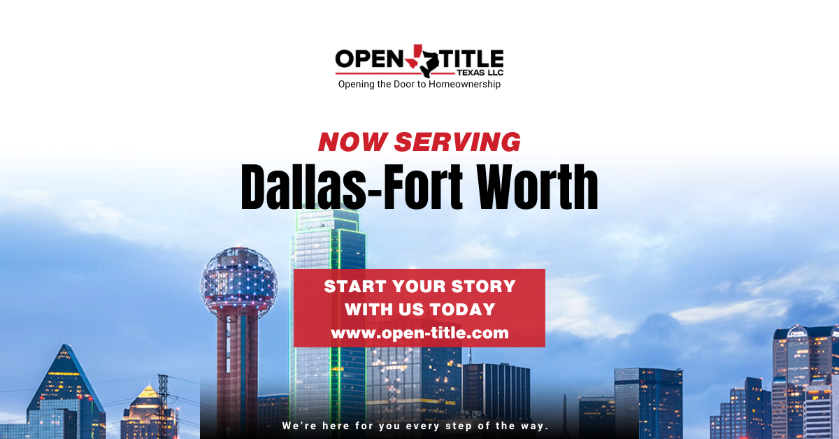 Introducing Open Title Texas LLC: JPAR -Real Estate's Preferred Title and Settlement Services Partner