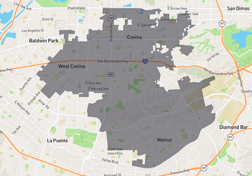 West Covina; Covina; Walnut