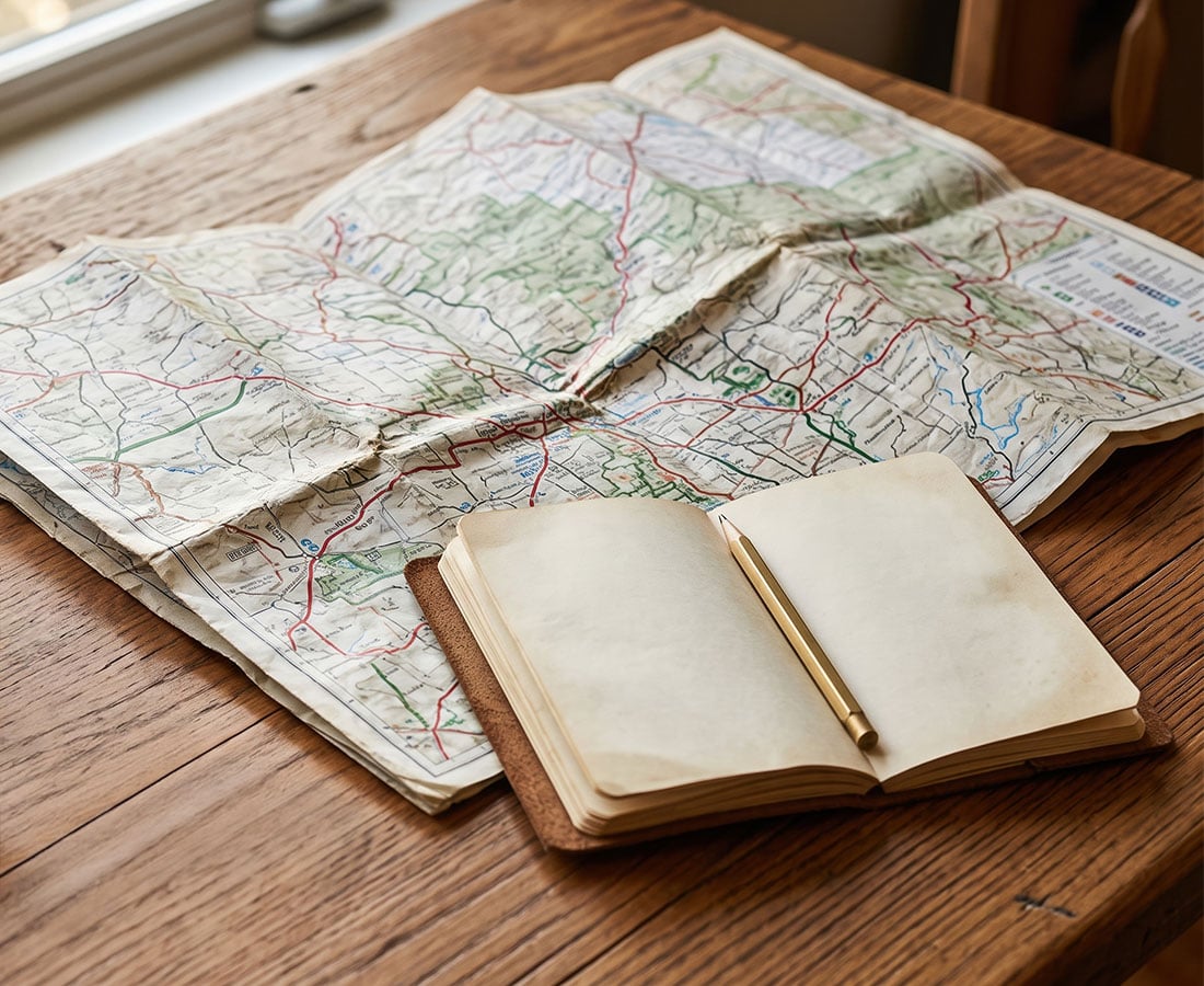 Webcard-Map-on-Table