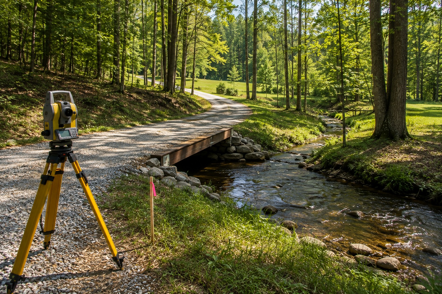 land buyer survey creek