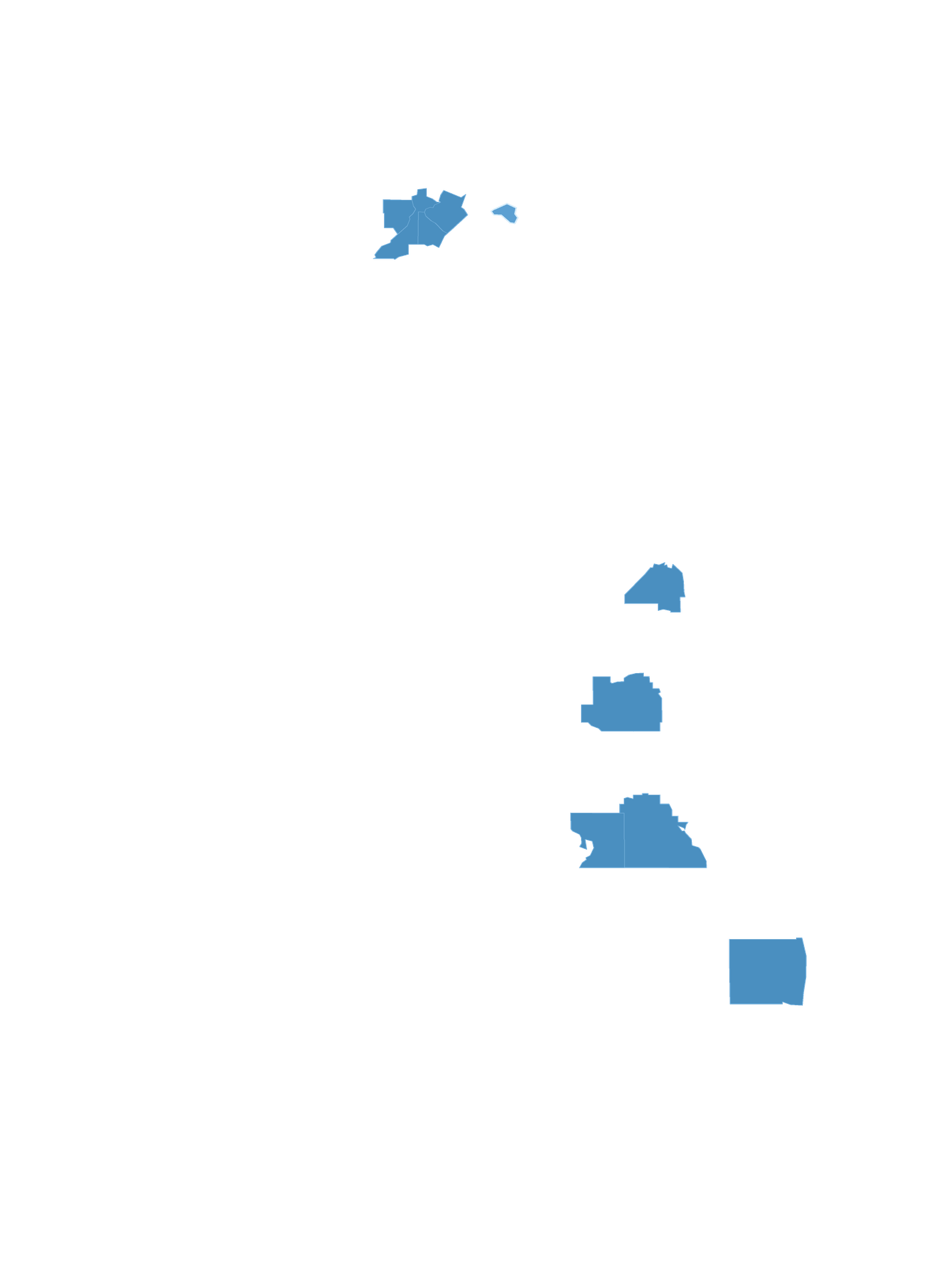 Map of Boardwalk Realty markets: Atlanta, Athens, Jacksonville, Ocala, Lakeland, Tampa and West Palm Beach