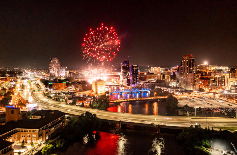 Downtown Grand Rapids Fourth of July Fireworks Celebration - Grand ...