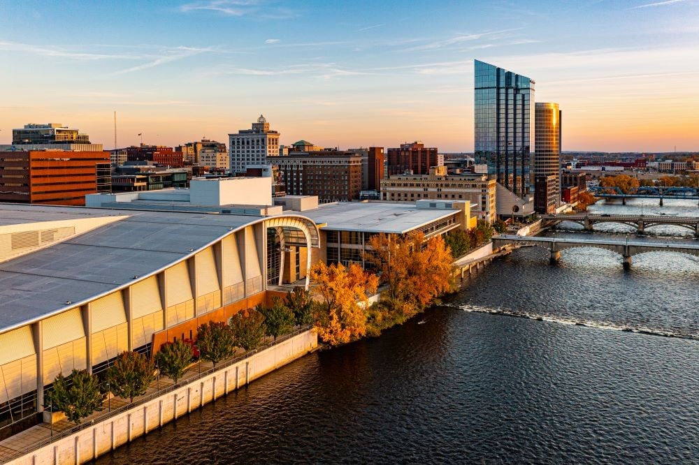 upload Skyline and Convention Center Autumn Hues