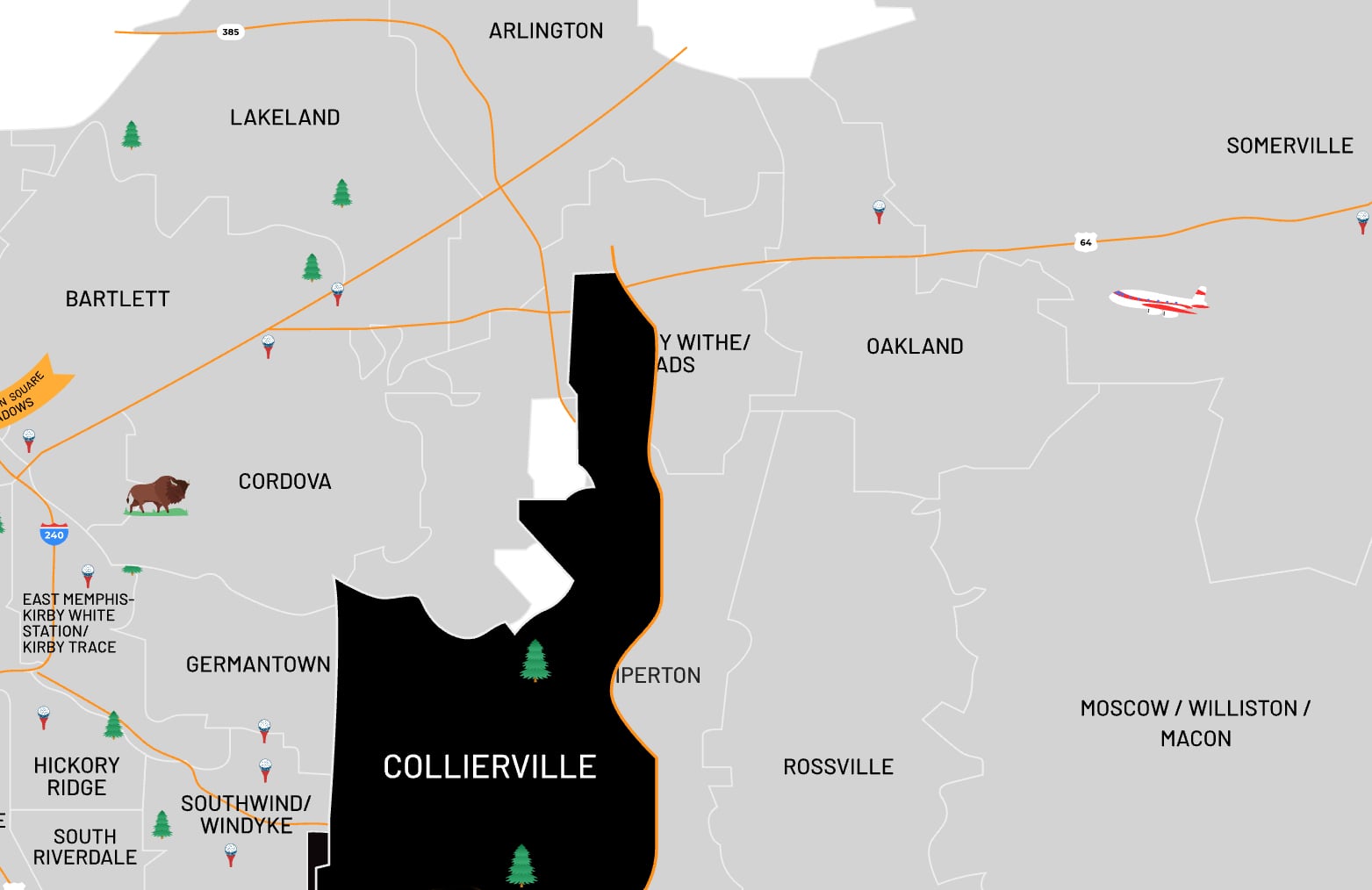 Collierville ClickMap Pic