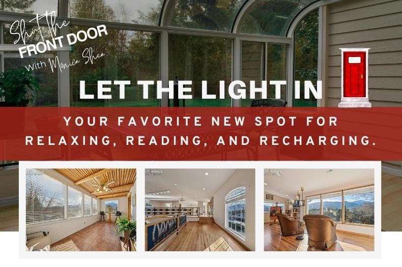 Monica’s Picks: Sunroom Style + Bright Space Living