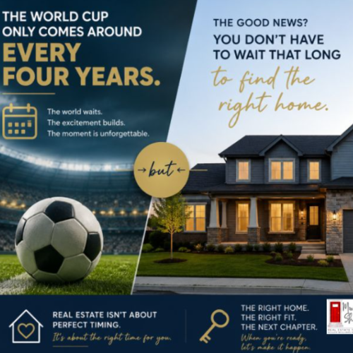 The World Cup Only Comes Around Every Four Years. The Right Home Doesn't Wait That Long.