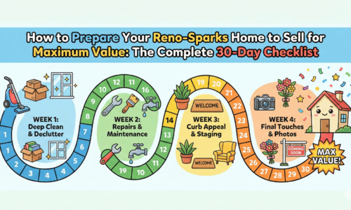How to Prepare Your Reno-Sparks Home to Sell for Maximum Value: The Complete 30-Day Checklist