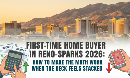 First-Time Home Buyer in Reno-Sparks 2026: How to Make the Math Work When the Deck Feels Stacked