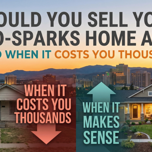 Should You Sell Your Reno-Sparks Home As-Is? When It Makes Sense—And When It Costs You Thousands