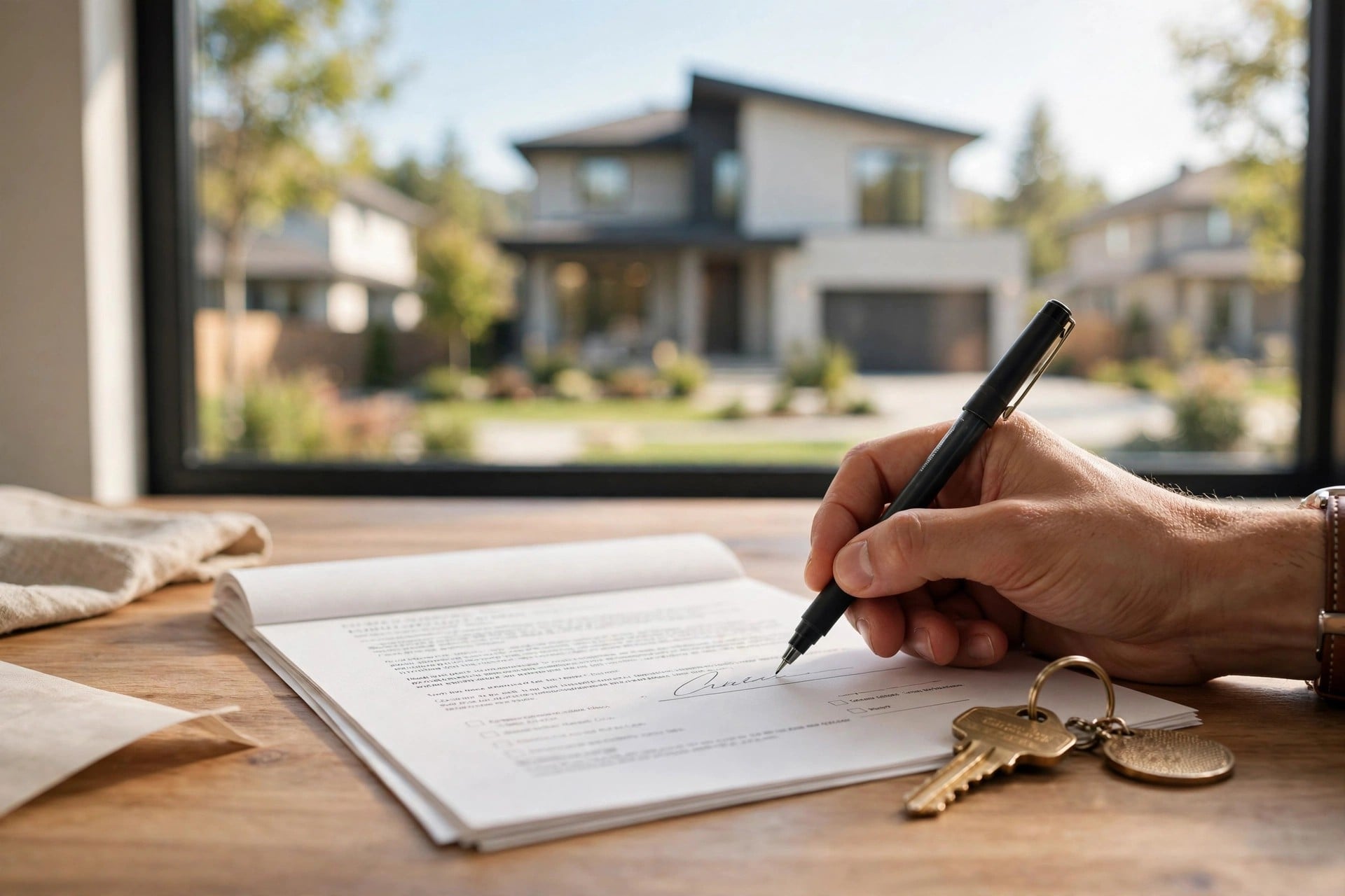 Buyer signing a home purchase agreement — who pays the buyer's agent in North Carolina.